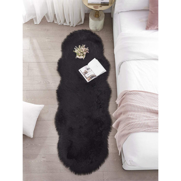 Mercer41 Laurena Faux Fur Rug Wayfair